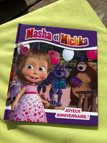 Livre Masha et Michka Joyeux anniversaire