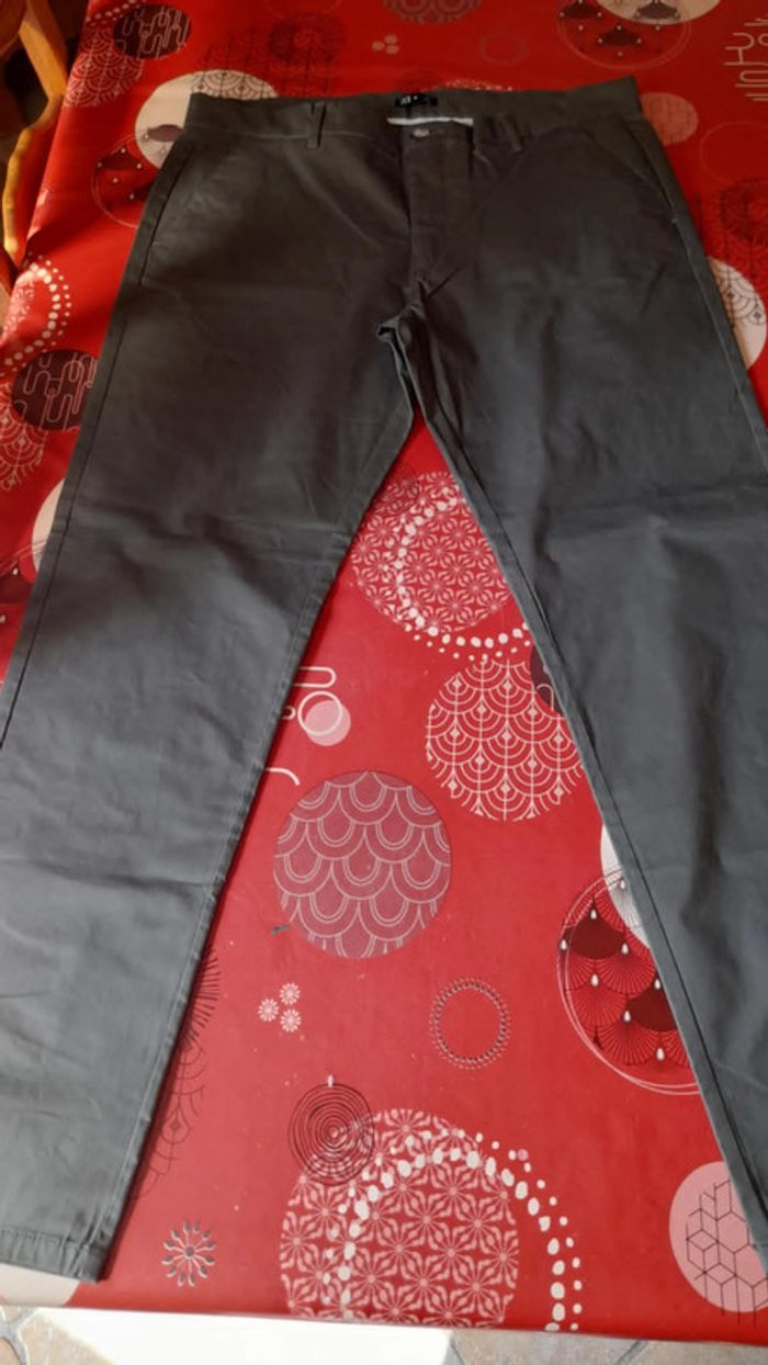 Pantalon toile homme kaki Taille 48