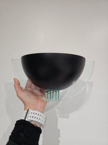 Applique murale design métal & verre – Super état !