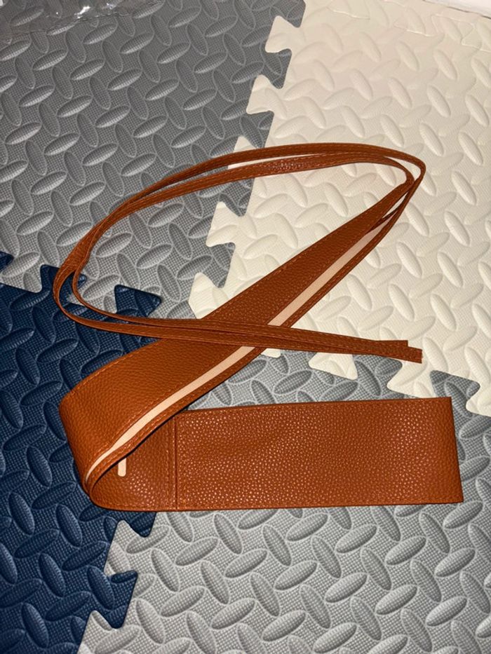 Ceinture à noué similicuir - photo numéro 3