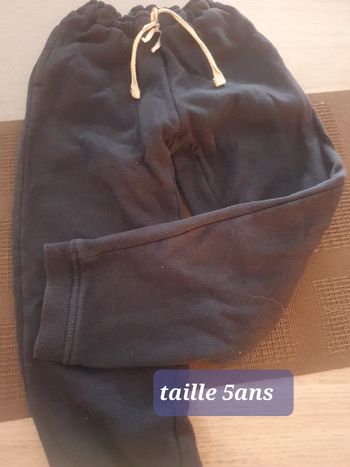 Pantalon jogging molleton