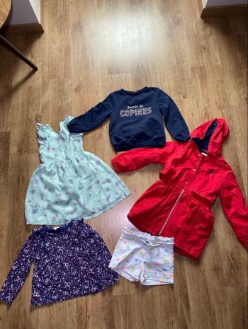 Lot de 5 pièces fille taille 6 ans 