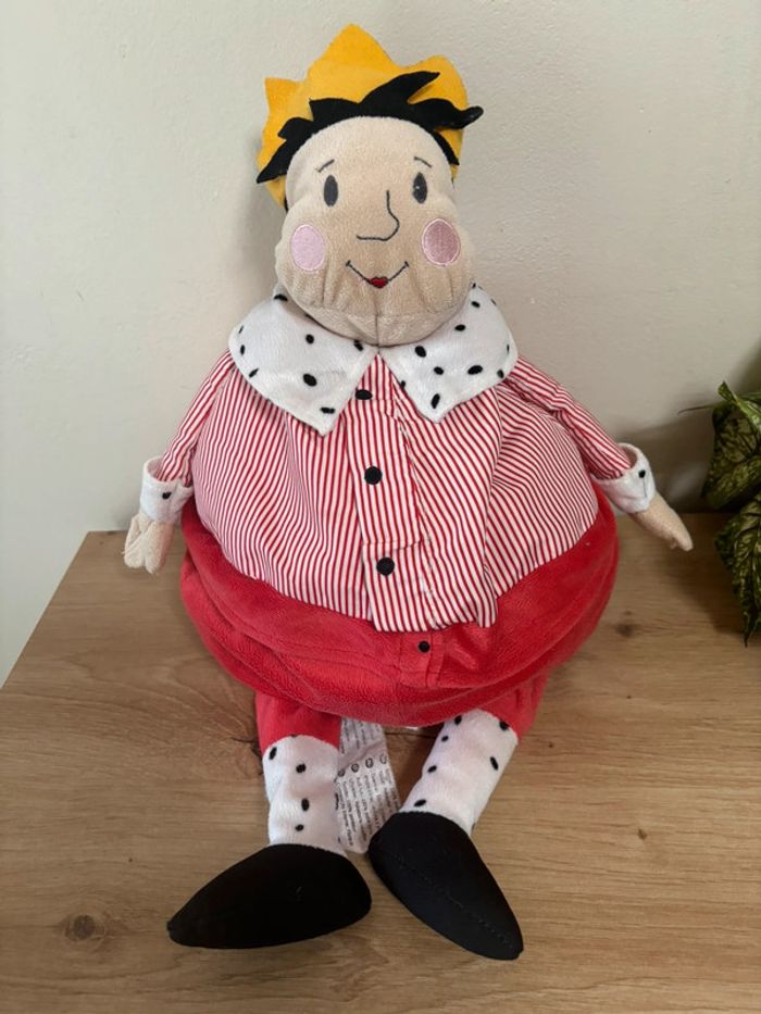 Doudou peluche roi prince rouge cœur gullgosse ikea - photo numéro 2