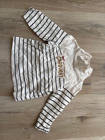 TEE shirt manches longues col roulé 