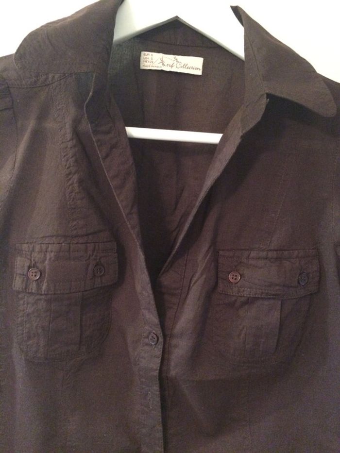 t-shirt Marron Zara neuf taille S - photo numéro 3