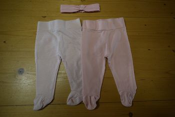 lot pantalons avec pieds