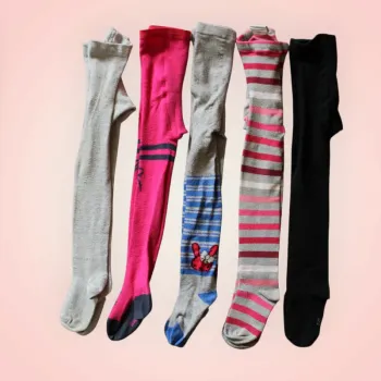 Lot de 5 collants taille 23/26