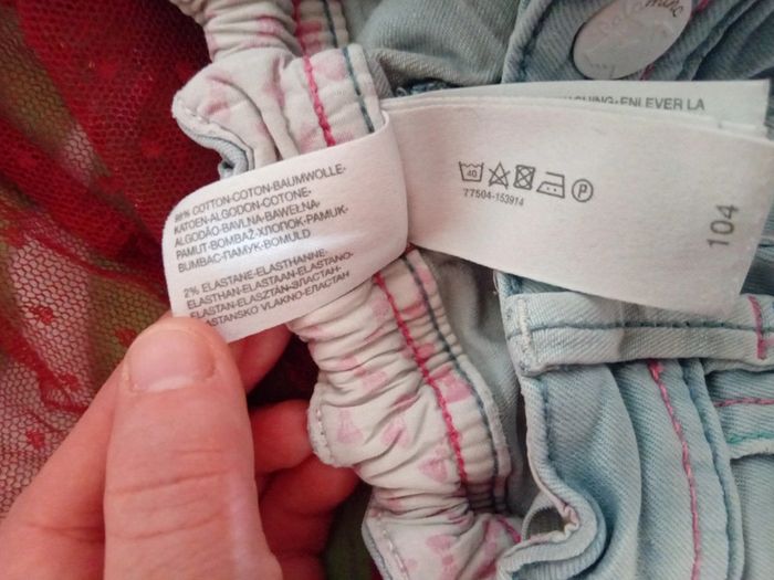 Short en jean bleu clair 4 ans - photo numéro 16
