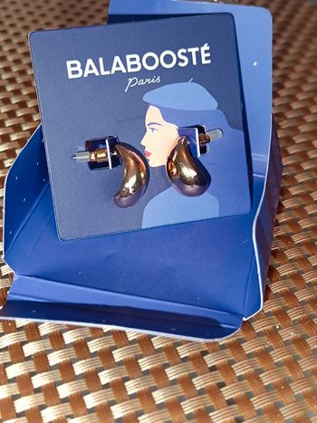 Boucle d'oreille dorée💙Balaboosté Paris💙