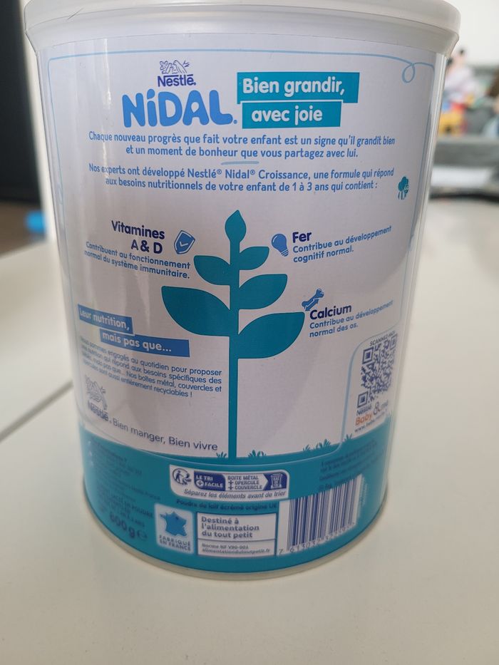 Boite de lait " Nidal " neuf - photo numéro 3