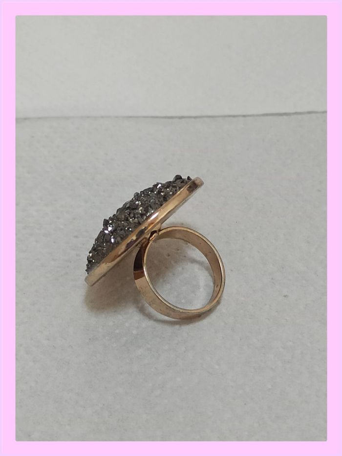 Bague grise argentée - photo numéro 2