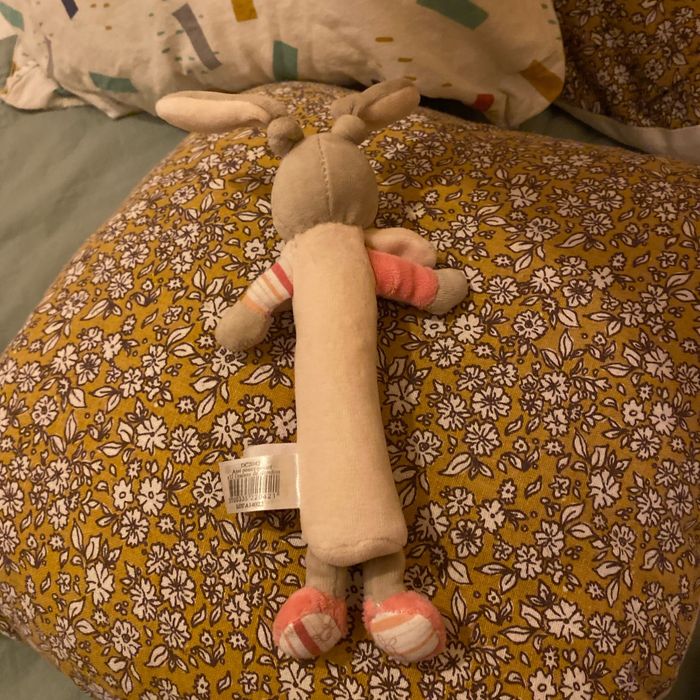 Hochet lapin rose doudou et compagnie - photo numéro 2