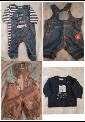 Vêtements 1 mois
