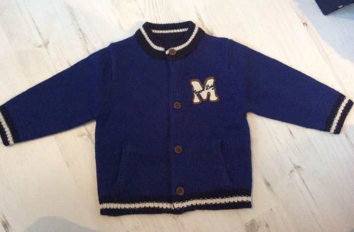 Gilet laine neuf 6 mois 68 cm