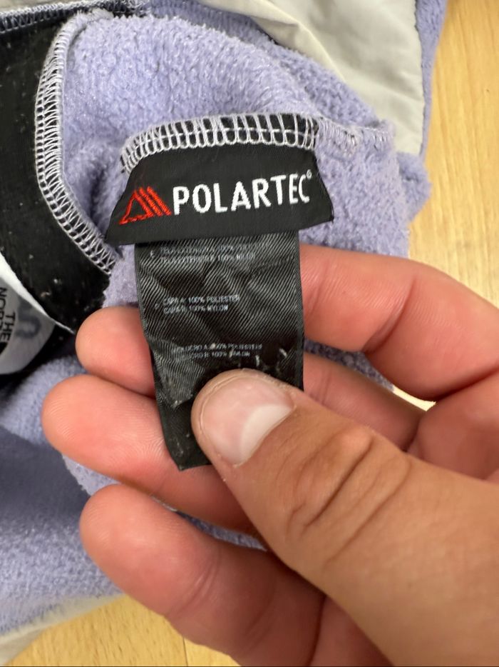 Veste polaire The North Face violette/grise – Taille L Girls - photo numéro 6