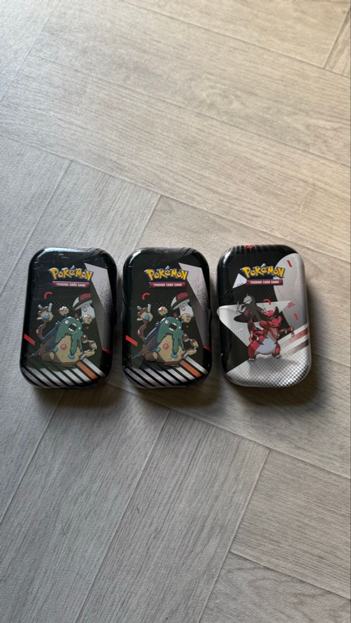 Pokémon - Mini tins flamme blanche et foudre noir
