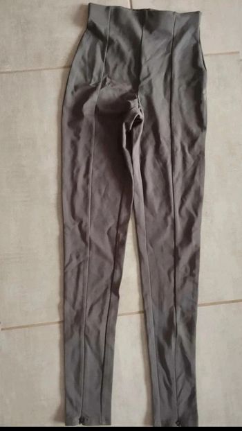 Pantalon fuseau legging  gris  taille  xs