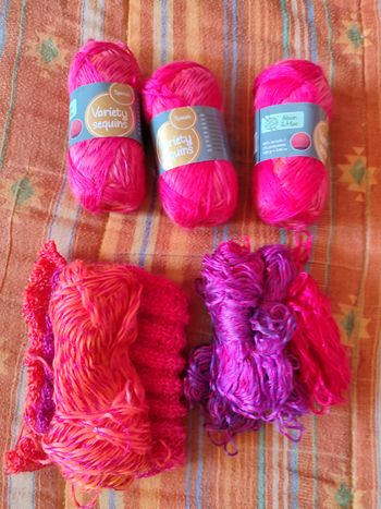 Lot de pelotes Zeeman à sequins