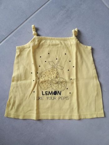 Débardeur en 18 mois