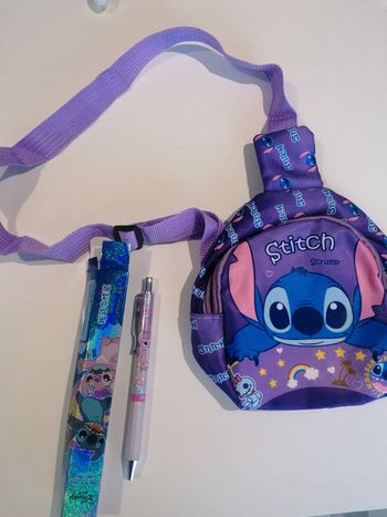 Ensemble sac Stitch et stylo Angel 👧🏻