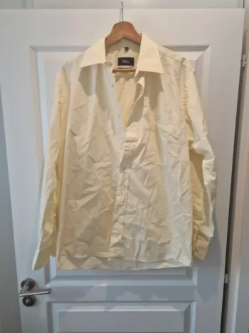 Belle chemise vintage jaune taille l yves dorsey tres bon etat