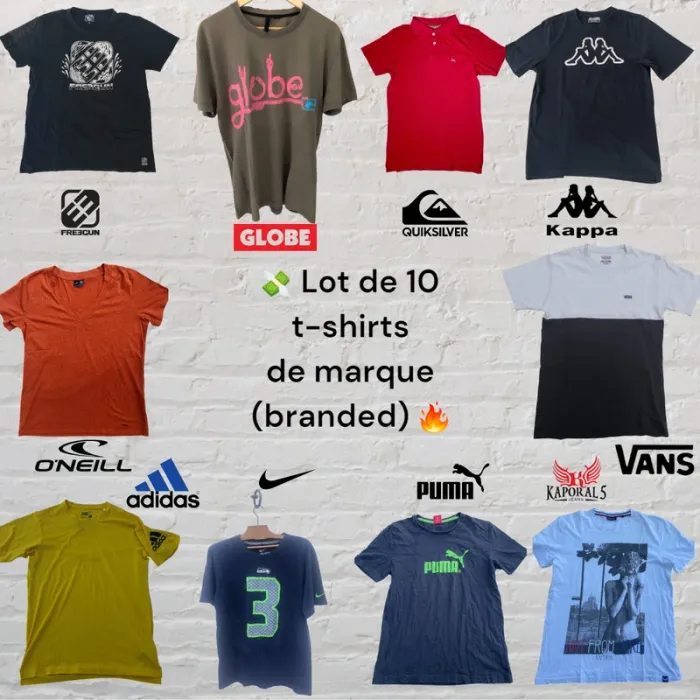 10 branded t-shirts at a discount price 👕🔥