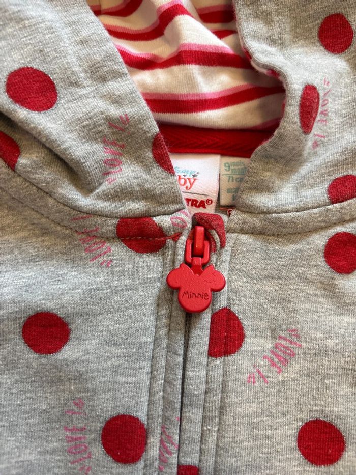 Ensemble veste + legging Minnie Disney 9 mois - photo numéro 4