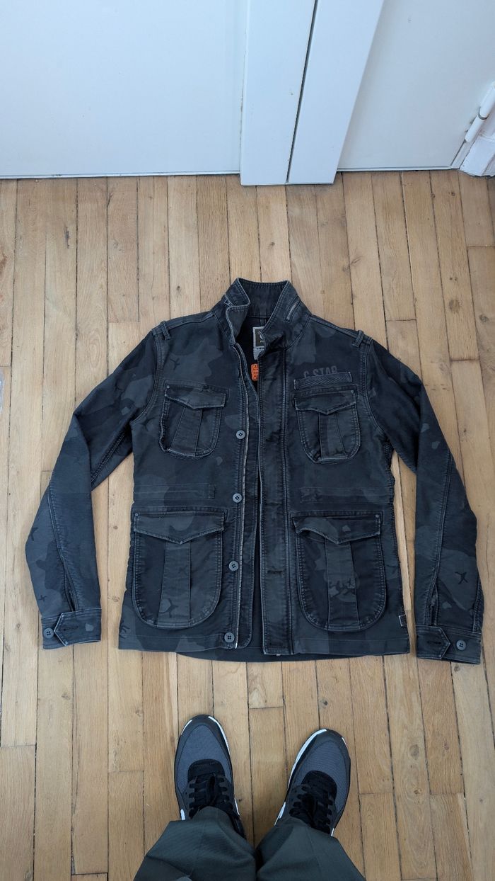 Veste type militaire G-Star taille L/M camouflage - photo numéro 7