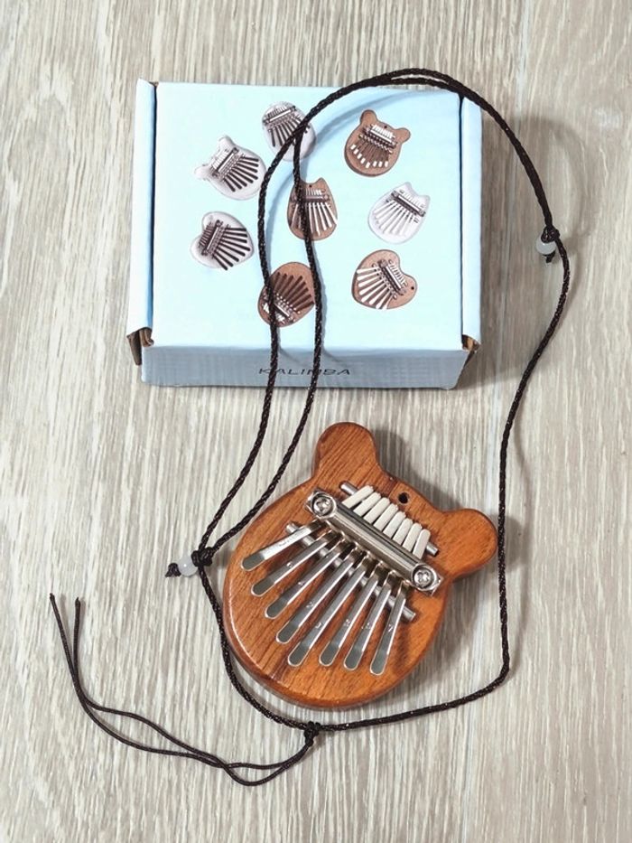 Jeu Kalimba en bois 8 touches - photo numéro 8