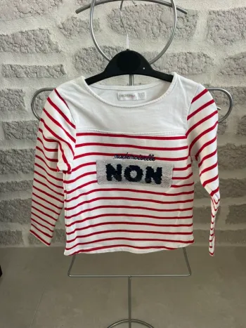 Pull fille sequin reversible orchestra 4 ans