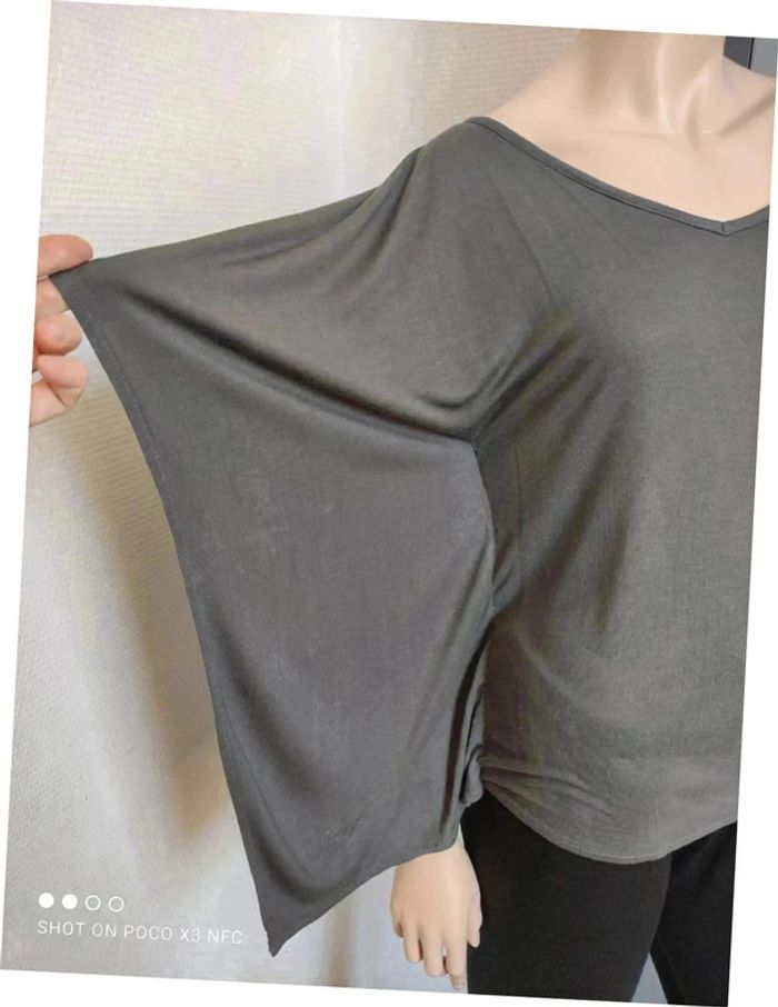 Tee shirt manches chauve-souris gris Taille S 1 36 Pascal Morabito - photo numéro 3