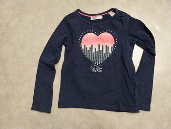 haut tee shirt manches longues fille 4 ans okaidi