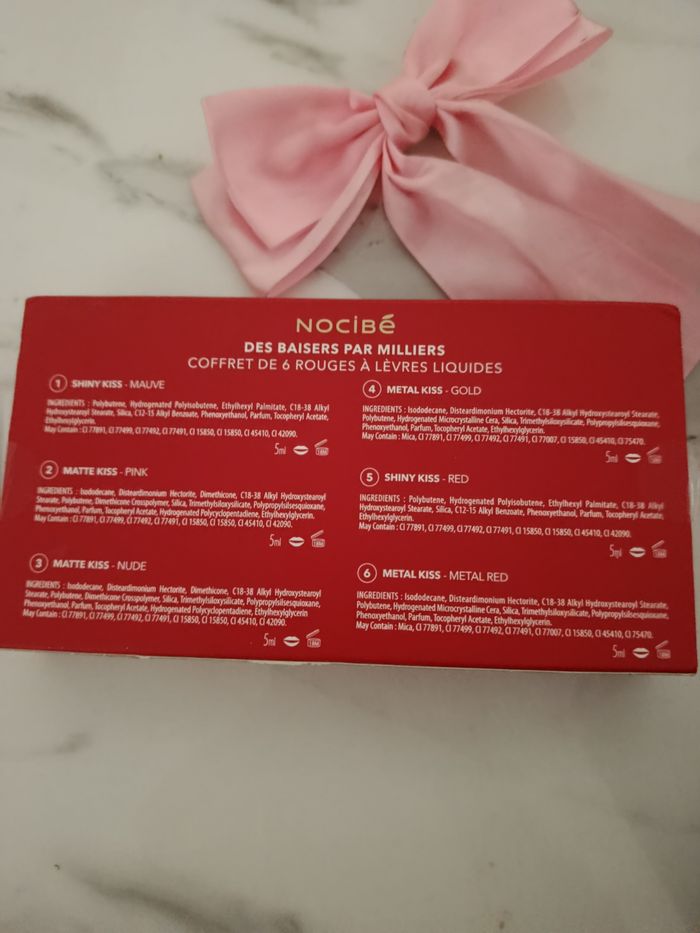 Coffret 6 gloss Nocibé Neuf - photo numéro 4