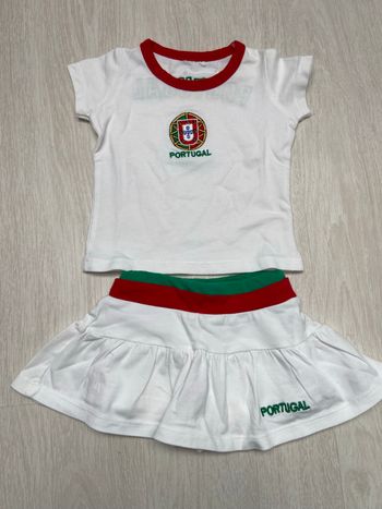 Ensemble Portugal pour bébé fille