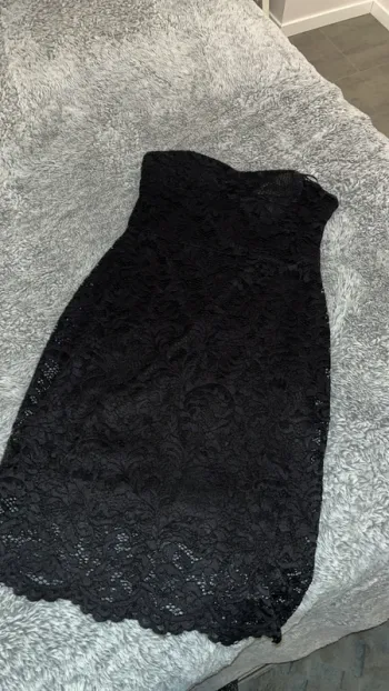 Robe bustier noiret dentelle