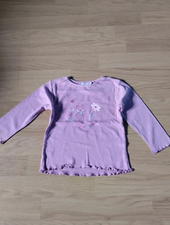 T-shirt manches longues 24 mois