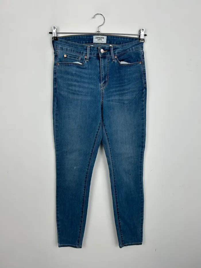 Jean Levi's Denizen Femme Bleu W29 L30 | High Rise Skinny | Taille FR38 | Très Bon État SJ328 - photo numéro 2