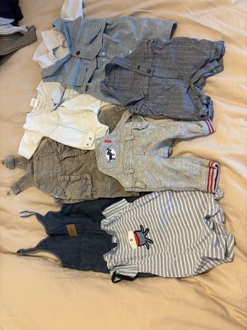 Lot de combinaisons et salopettes garçon 3 mois