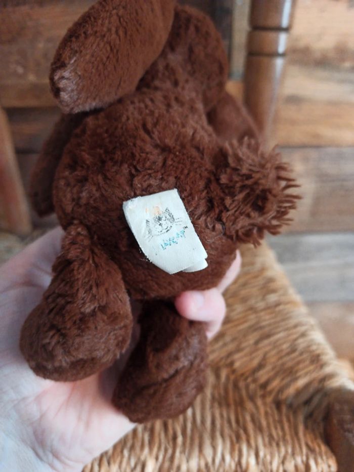 Peluche lapin jellycat marron small tbe - photo numéro 4