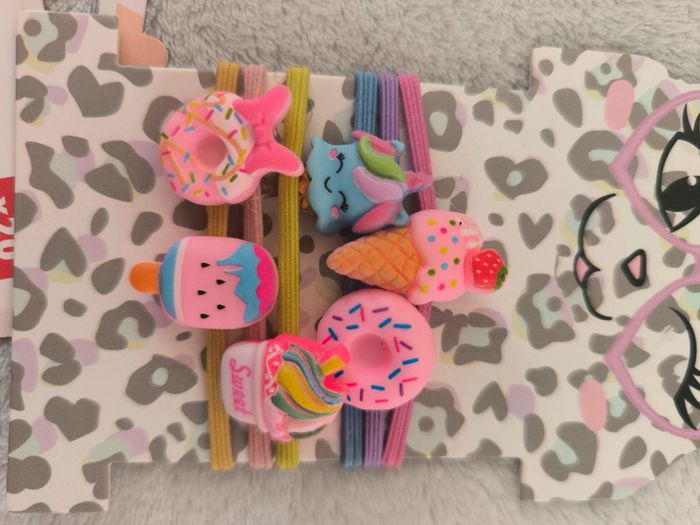 Lot barrettes/élastiques cheveux - photo numéro 4