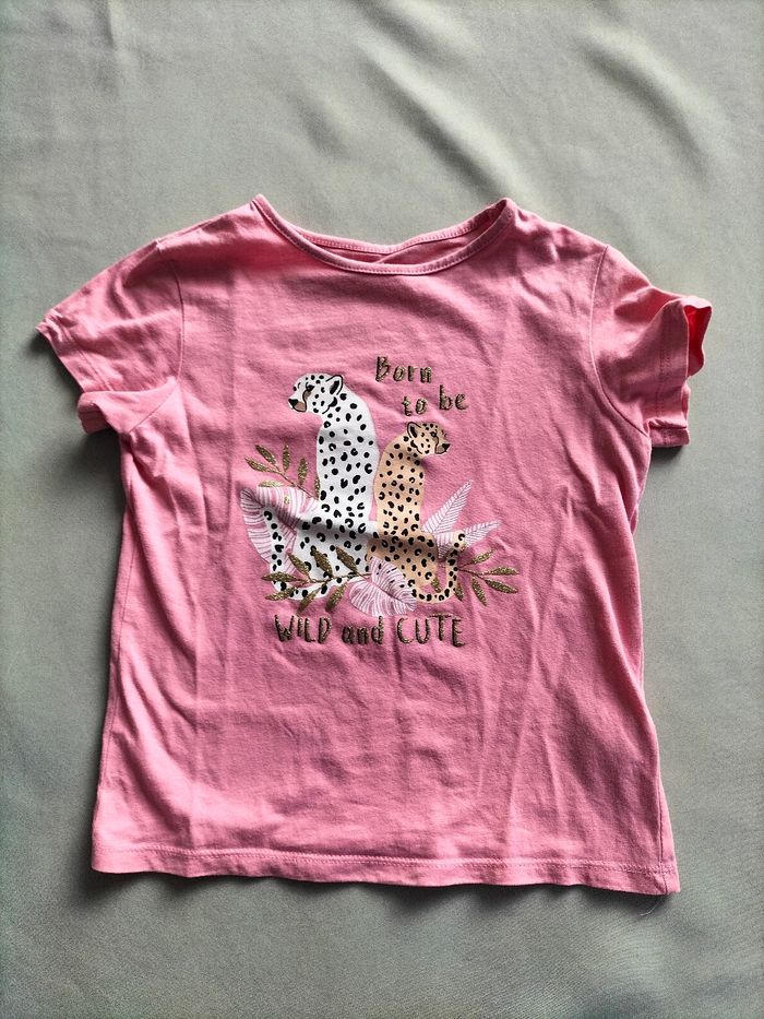 🩷 T-shirt manches courtes rose léopard - 6 ans - In extenso - Excellent état 🩷