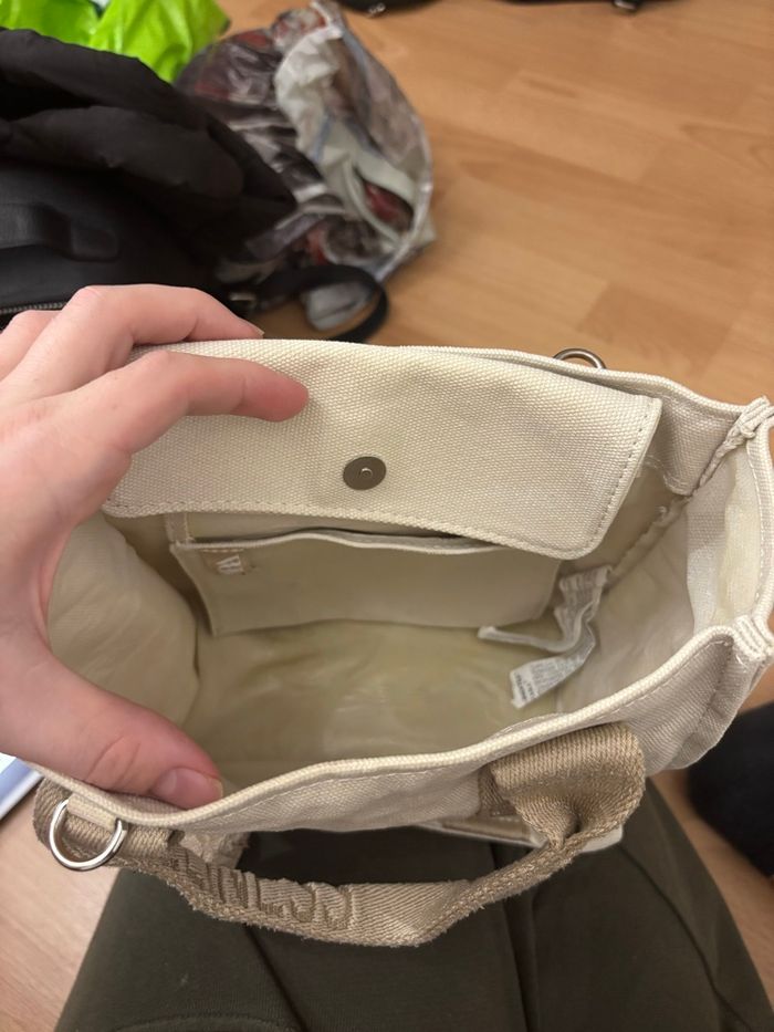 Sac beige à bandoulière Zara - photo numéro 3