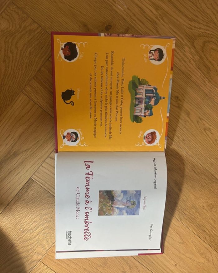 Livre MacDo/Hachette - Le musée magique - La femme à l’ombrelle - photo numéro 4