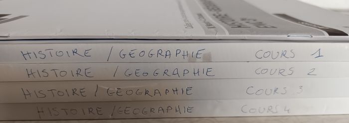 Lot Complet CNED Histoire Géographie Collège 3ème Cours, Corrigés et devoirs - photo numéro 3