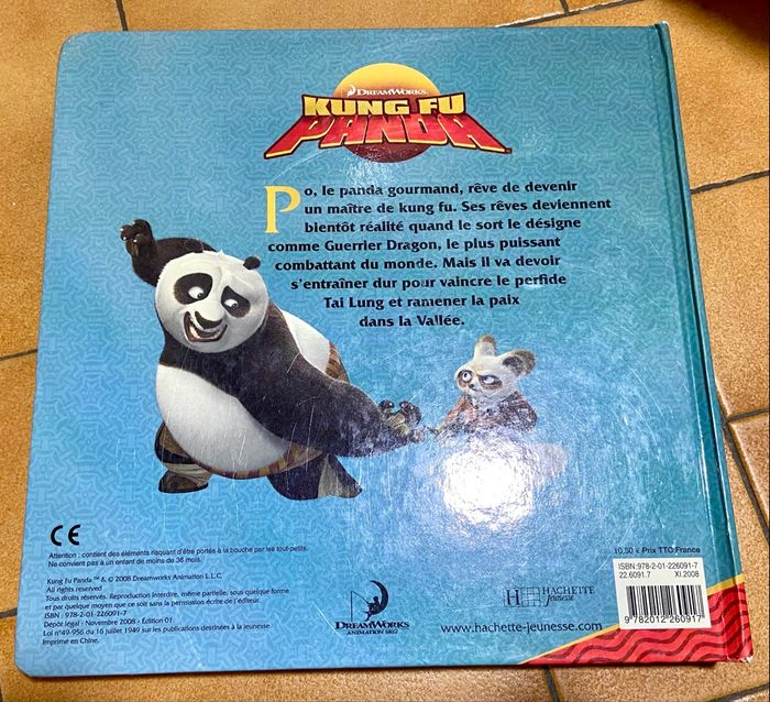 Livre puzzle kung fu panda - photo numéro 3