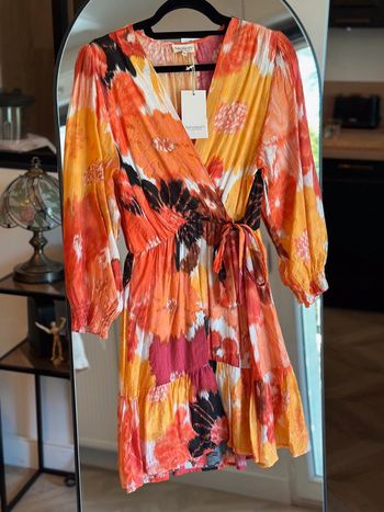 Robe imprimé tie & dye multicolore – Season – Taille S – Neuve