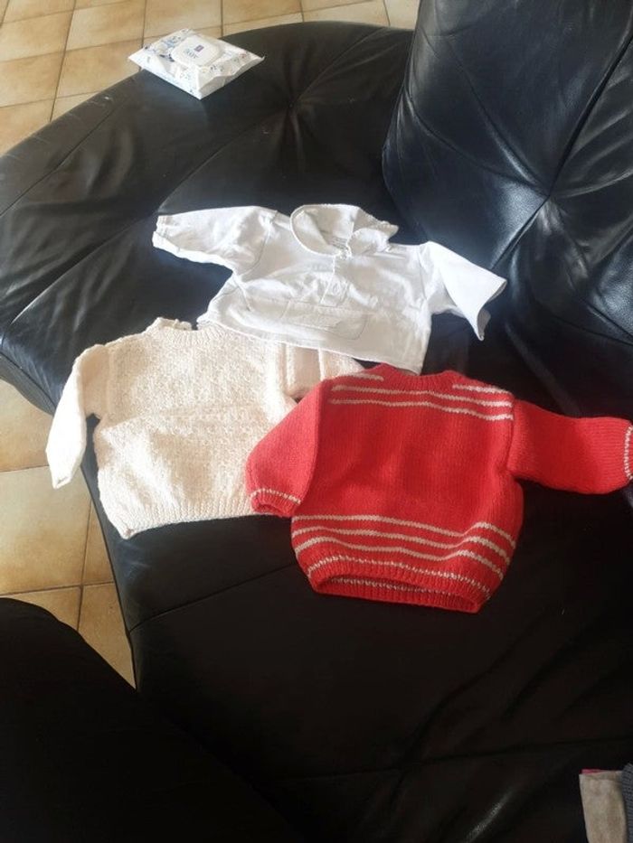 Lot pull 6 mois mixte