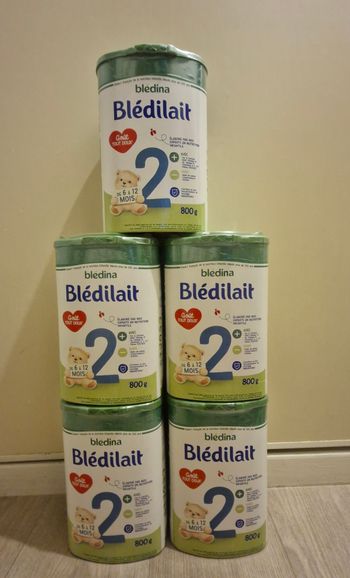 Lot Blédilait 2eme âge neuf