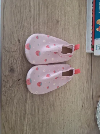 Monnëka Chaussures Aquatiques 🍓 fraise 22 23  chaussons d'eau plage piscine