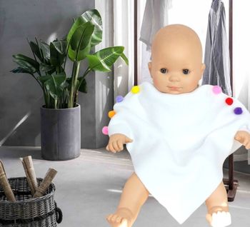 Poncho bébé (couleurs aux choix)
